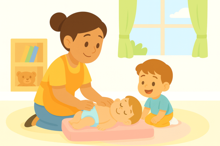 massage bébé