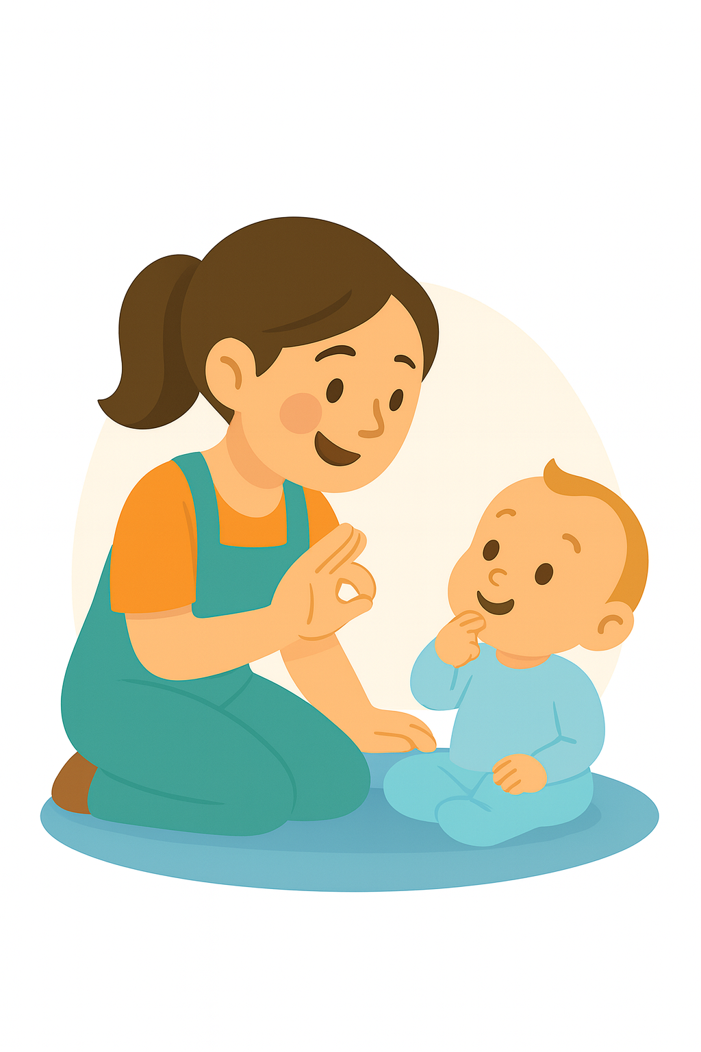 signer avec bébé