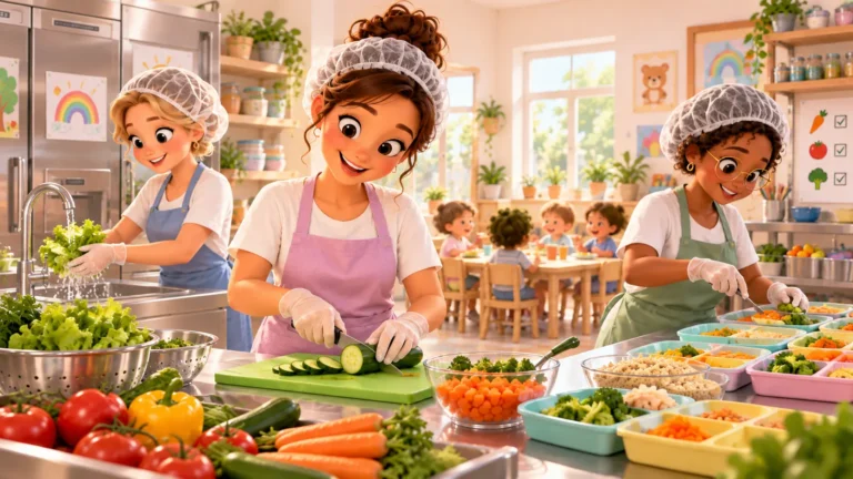 alimentation en crèche