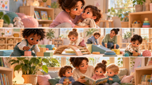 Bien-être du jeune enfant en crèche : accompagnement bienveillant et sécurité affective.